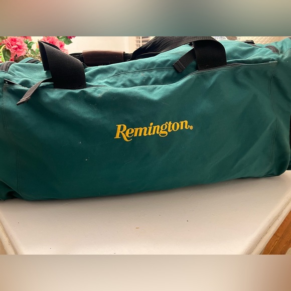 Remington large duffel bag dark green with side pockets - Picture 3 of 4